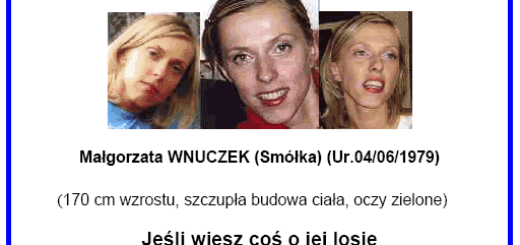 Poszukiwana Małgorzata Wnuczek